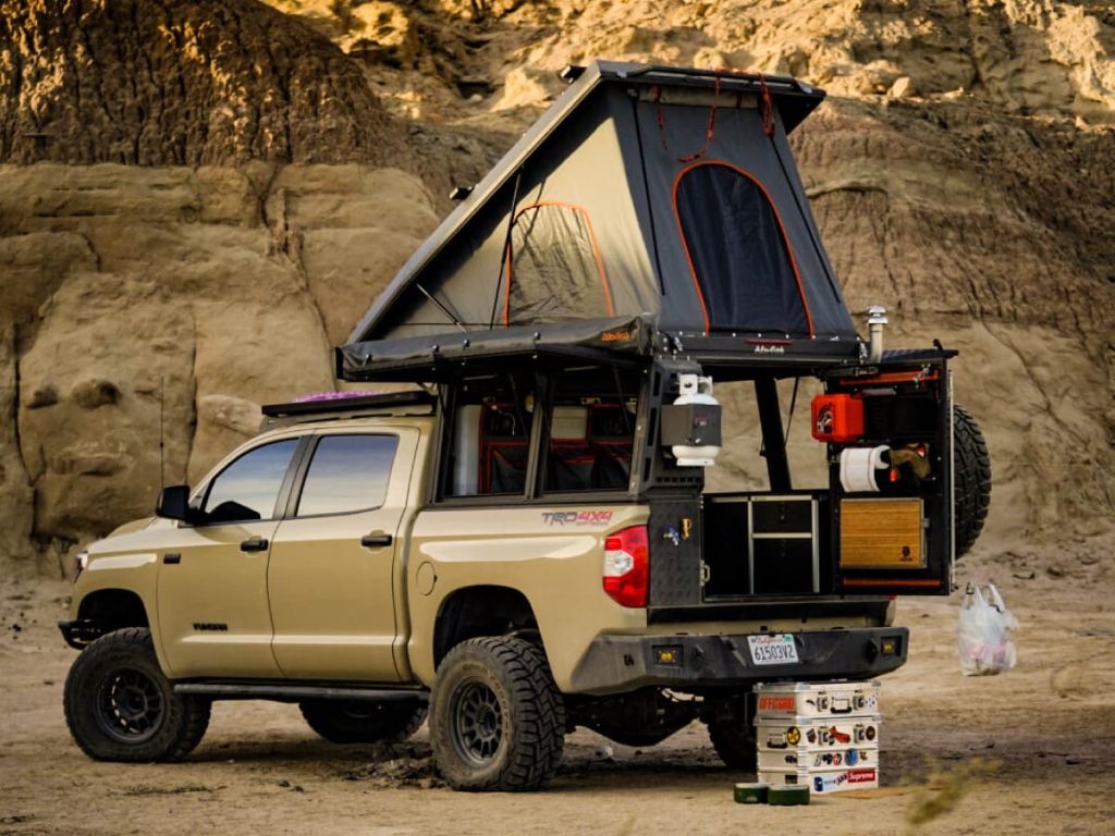 bushcamper in Africa